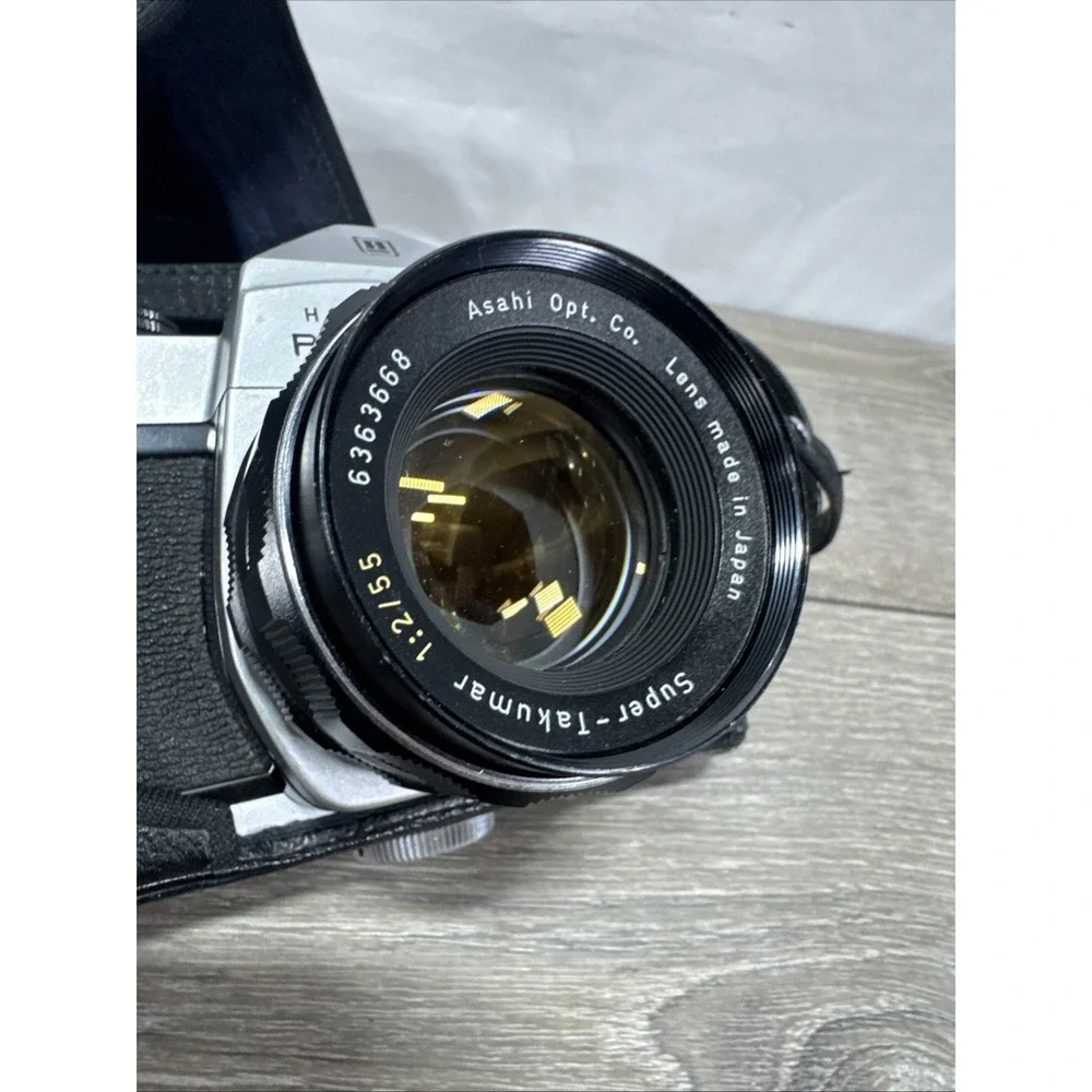 Vintage Honeywell PENTAX SP500 Camera with a Super-Takumar 1:2/55 Lens Works